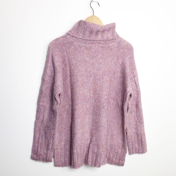 PHILOSOPHY heathered lavender turtleneck sweater - Picture 7 of 9